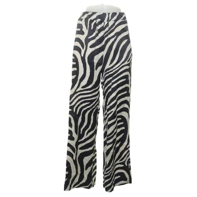 Palazzo broek (Zwart, Beige) van H&M Viscose