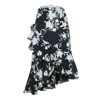 Skirt (Black, Multicolored) from Johanna Ortiz x H&M Cotton
