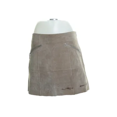 Leather skirt (Brown) from Jofama