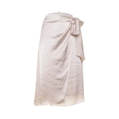 Maxi skirt (Gold) from Zero Viscose, Polyester