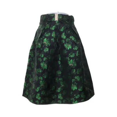 Kjol (Jaquard Skirt With Belt) från Coster Copenhagen Bomull, Polyester