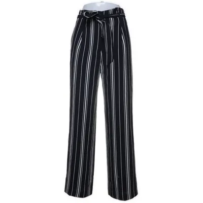 Palazzobyxor (Svart, Vit) från H&M Modern Classic Polyester, Bomull