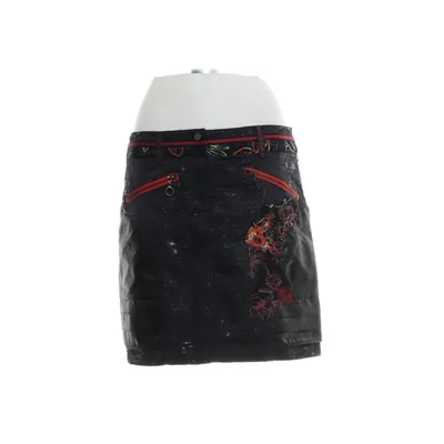 Kjol (Svart, Röd, Flerfärgad) från 101 Idees Polyester, Bomull