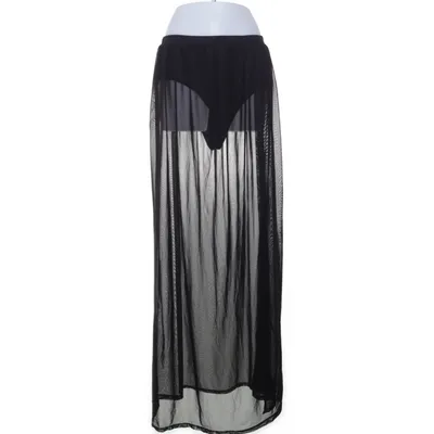 Långkjol (Svart) från NLY One Elastan, Viskos, Polyester