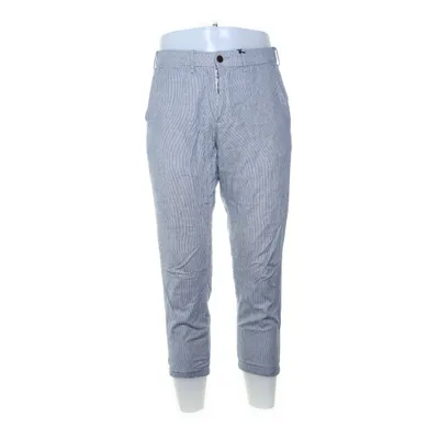 Broek (Blauw, Meerkleurig) van Abercrombie & Fitch Katoen, Linnen, Lyocell