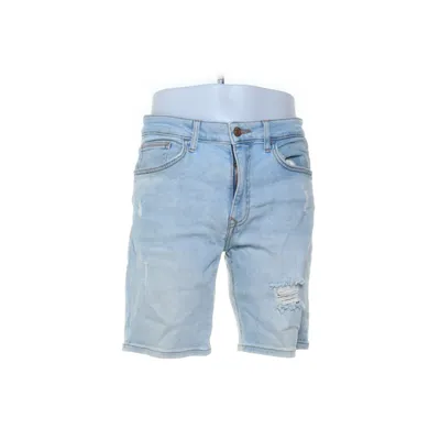 Denim shorts (Blauw) van Bershka Denim Collection Katoen, Elastaan