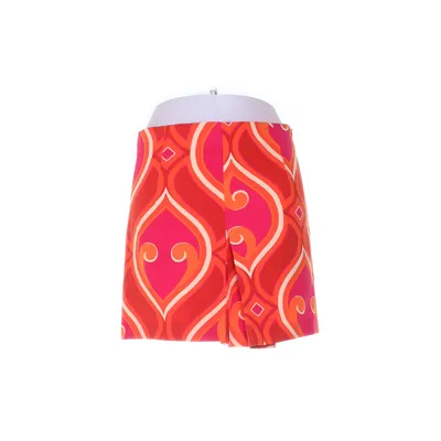 Korte broek (Rood, Meerkleurig) van Zara Polyester, Elastaan