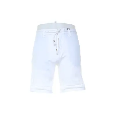 Korte broek (Wit) van Pull & Bear Katoen, Elastaan