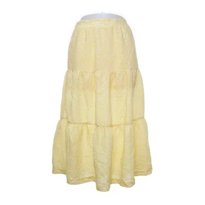 Långkjol (Gul, Vit) från Divided by H&M Polyamid, Polyester, Viskos