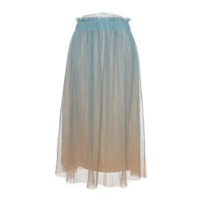 Maxi rok (Turquoise, Meerkleurig) van H&M Trend Polyester