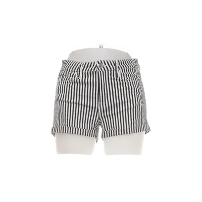 Denim shorts (Wit, Zwart) van H&M Katoen, Elastaan