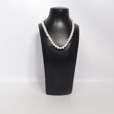 Halsband (Vit) Okänd metall