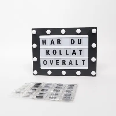 Nattlampa (Svart, Vit) från Zebra