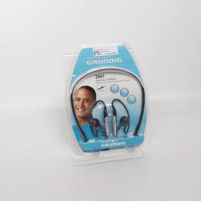 Koptelefoon (Zwart, Zilver) van Grundig