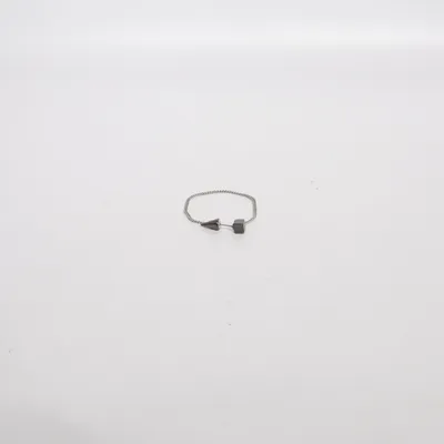 Slipsnål (Silverfärgad, Svart) Okänd metall