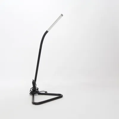 Skrivbordslampa (Svart, Silverfärgad)