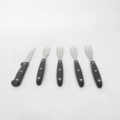 Bestick (Svart, Silverfärgad)