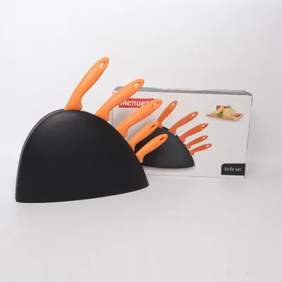 Messenset (Oranje, Zwart) van Menuett