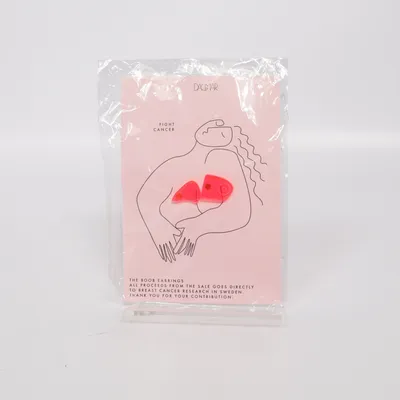 Örhängen (Röd) från Dagmar Plast
