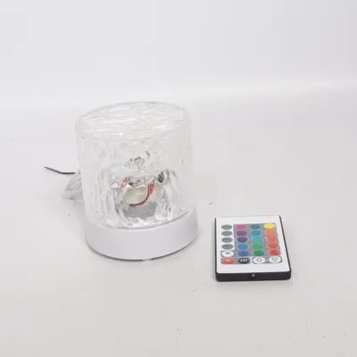 Lampe de table (Transparent, Blanc, Multicolore)