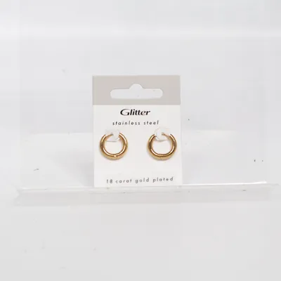 Earrings (Gold) from Glitter Gold plated