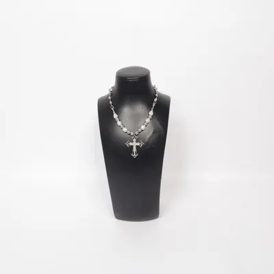 Choker (Sølv, Hvid) Ukendt metal