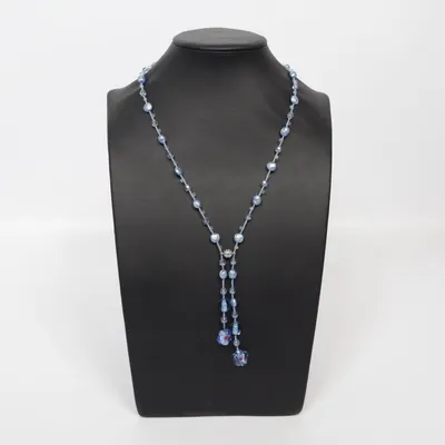 Halsband (Blå) Okänd metall