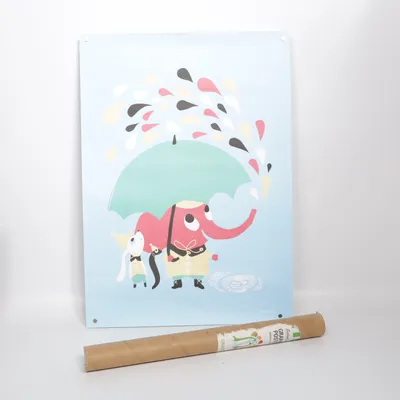 Papier (Graphic Poster) von Littlephant