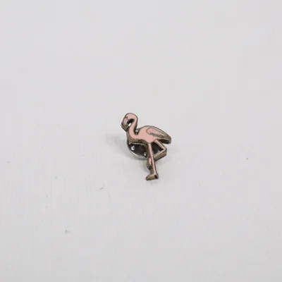 Broche (Pink, Sort) Ukendt metal