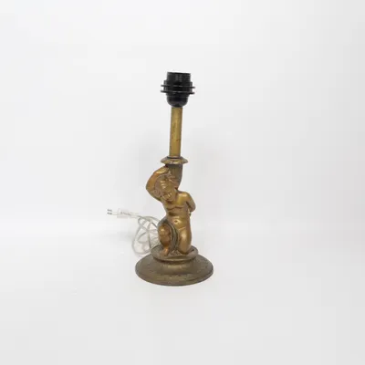 Lampfot (Vintage! Jättesnygg! Bronsfärgad)