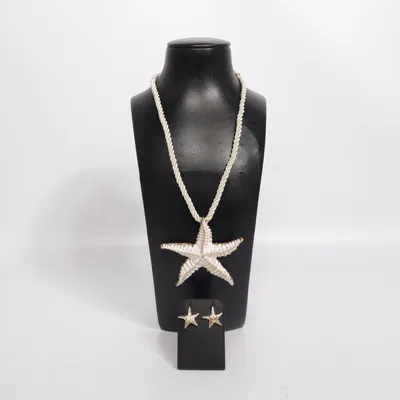 Smyckesset (Vit, Guldfärgad) från Peppermayo Okänd metall