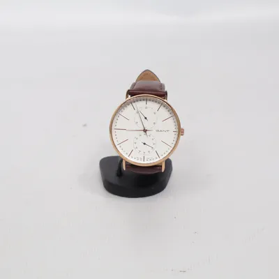 Armbåndsur (Brun, Hvid, Guld) fra GANT