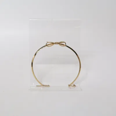 Halsring (Guldfärgad) Okänd metall, Guldpläterad