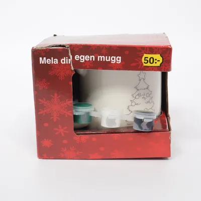 Mugg (Vit) från DollarStore