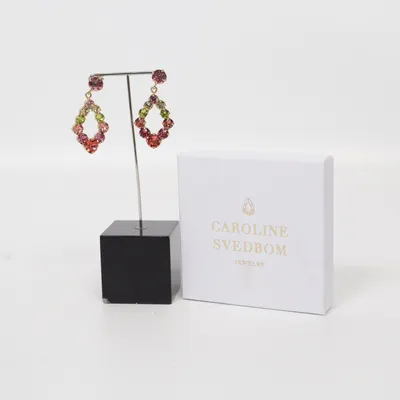 Oorbellen (Mini Delia Earrings/Tropicana Combo/Gold) van Caroline Svedbom Verguld