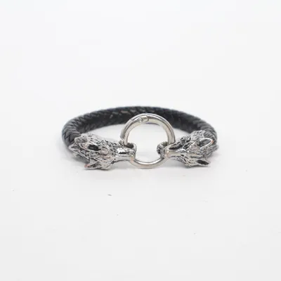 Armband (Svart, Silverfärgad) Okänd metall