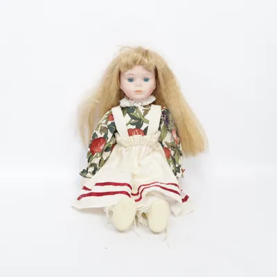 Porslinsdocka (Vit, Röd, Flerfärgad)