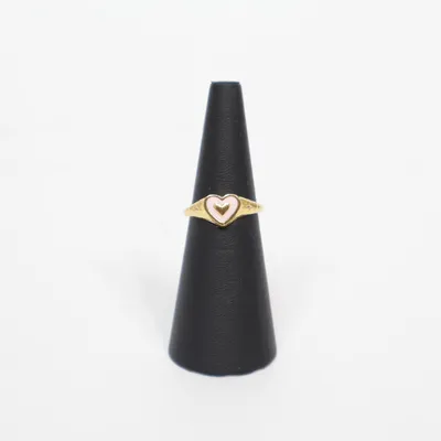 Ring (Guld, Pink) fra Maanesten Sølv