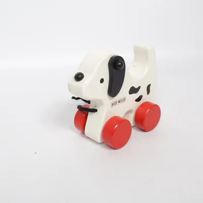 Træklegetøj (Hvid, Sort, Rød) fra Kids Wood