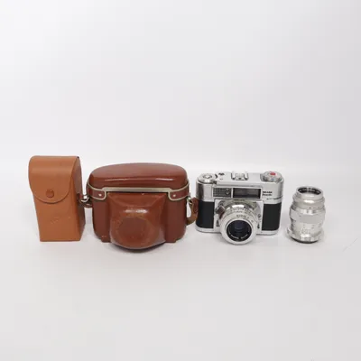 Analog kompaktkamera (Paxette) från Braun
