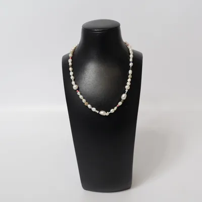 Necklace (White, Multicolored) from Pilgrim Unknown metal, Plastic