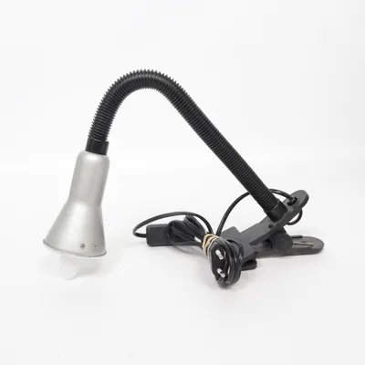 Bordslampa (Svart, Silverfärgad)