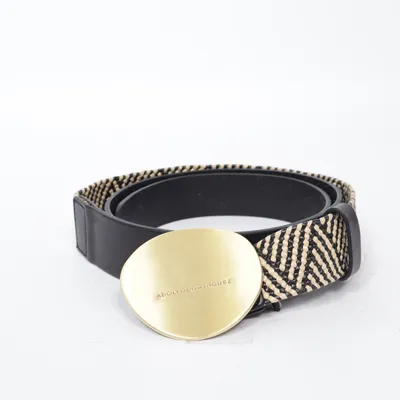 Bälte (Svart, Guldfärgad, Beige) från Adolfo Dominguez Skinn