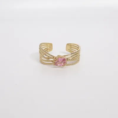 Armring (Guldfärgad) Okänd metall