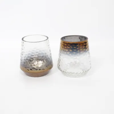 Ljuslykta (Vit, Guldfärgad)