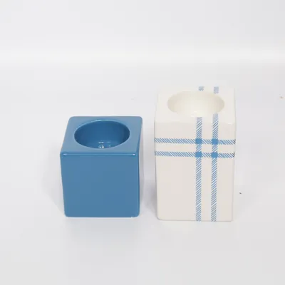 Bougeoir  (Blanc, Bleu) de Cult Design