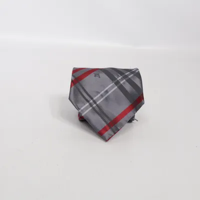 Stropdas (Grijs, Rood) van Kailong Zijde