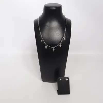 Smyckesset (Purelei Schmuckset Halskette und Ohrstecker "Schildkröten") från Purelei Rostfritt stål