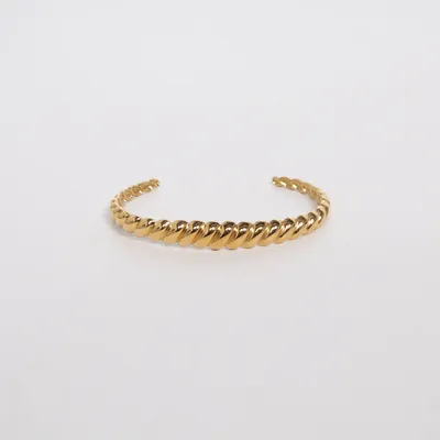 Armring (Guldfärgad) Okänd metall