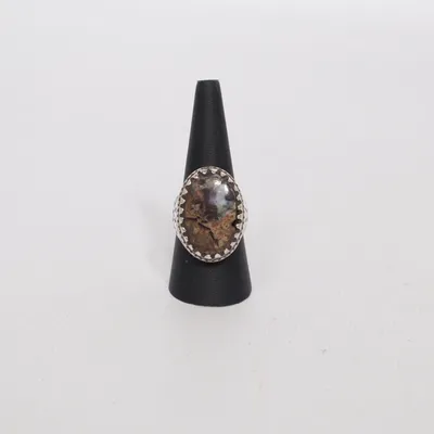 Ring (Brun, Sølv, Flerfarvet) Sølv
